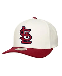 Mitchell & Ness Men's Cream St. Louis Cardinals Stretch-Snapback Hat