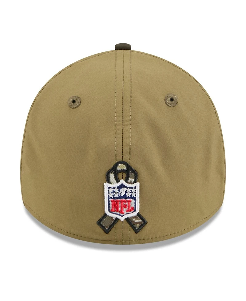New Era Men's Green/Dark Green Jacksonville Jaguars 2025 Salute to Service 39THIRTY Flex Hat