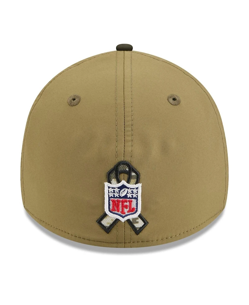 New Era Men's Green/Dark Green San Francisco 49ers 2025 Salute to Service 39THIRTY Flex Hat