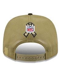 New Era Men's Green/Dark Green Cincinnati Bengals 2025 Salute to Service 9SEVENTY Adjustable Hat