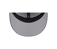 New Era Men's Gray/Black Chicago Blackhawks Wool Pin Low Profile 9FIFTY Snapback Hat