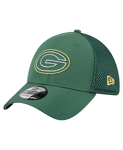 New Era Men's Green Bay Packers Outline 39THIRTY Flex Hat