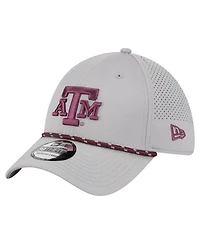 New Era Men's Gray Texas A M Aggies Rope 39THIRTY Flex Hat
