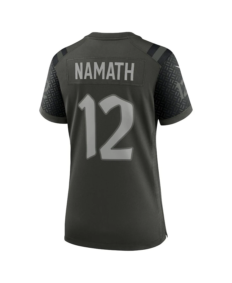 Nike Women's Joe Namath Gotham Green New York Jets 2025 Rivalries Collection Retired Player Game Jersey