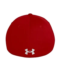 Under Armour Men's Wisconsin Badgers Sideline Blitzing Accent Flex Hat