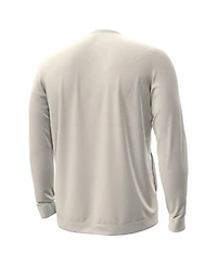Under Armour Men's Cream Notre Dame Fighting Irish Sideline Meridian Cold Weather Sweatshirt