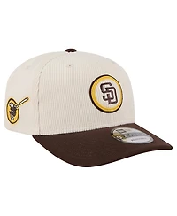 New Era Men's Cream/Brown San Diego Padres Loyal 9SEVENTY Adjustable Hat