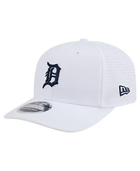 New Era Men's White Detroit Tigers Coolera 9SEVENTY Adjustable Hat