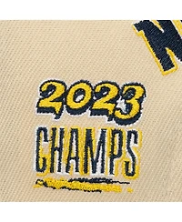 Mitchell & Ness Men's Cream/Navy Denver Nuggets Nba Champions Soul Legacy Defined Pro Crown Snapback Hat