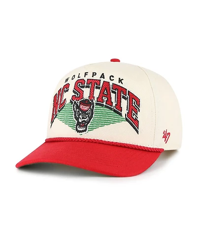 '47 Brand Men's Natural Nc State Wolfpack Pomona Two-Tone Rope Hitch Adjustable Hat