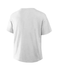 Fanatics Women's Gray Penn State Nittany Lions Plus Winning Gear Notch Neck T-Shirt