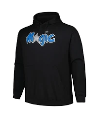 Mitchell & Ness Men's Black Orlando Magic Hardwood Classics Big Tall Pullover Hoodie