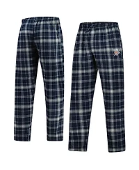 Concepts Sport Men's Navy/Gray Oklahoma City Thunder Ultimate Plaid Flannel Pants