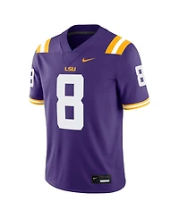 Nike Men's Malik Nabers Purple Lsu Tigers Player Game Jersey