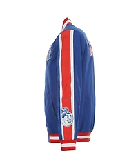 Jh Design Men's Blue Sacramento Kings 2024/25 City Edition Full-Zip Nylon Bomber Jacket
