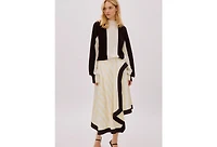 Labeca London Women's Kayra Cotton Striped Skirt