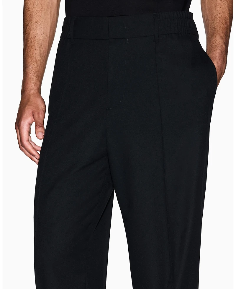 A|X Armani Exchange Men's Night Lab Stretch Wool Blend Pants