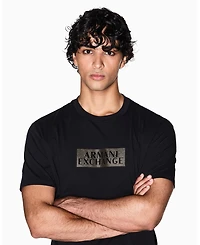 A|X Armani Exchange Men's Gold Logo Graphic T-Shirt