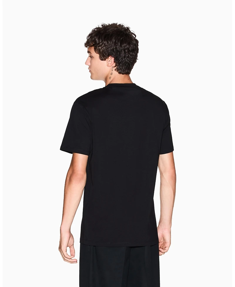A|X Armani Exchange Men's Night Lab Peace Sign Embellished T-Shirt