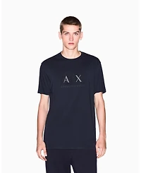 A|X Armani Exchange Men's Textured Grid Box T-Shirt