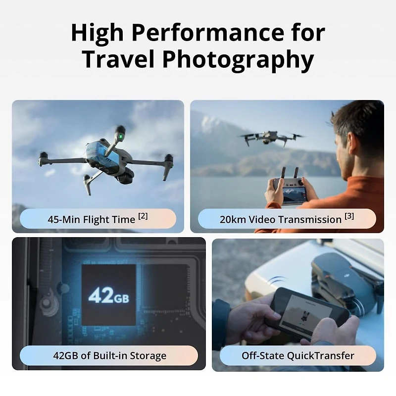 Dji Air 3S Dual Camera Drone Fly More Combo with Rc-N3 Remote Controller