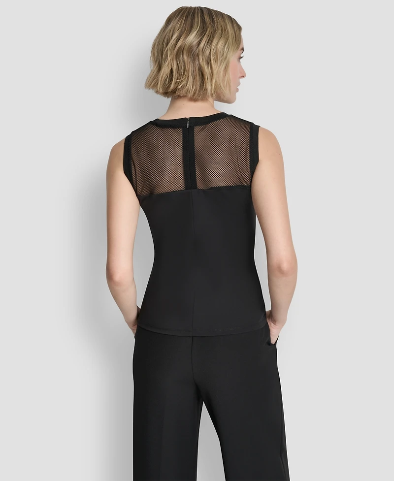 Dkny Women's Ponte Sleeveless Tank Top