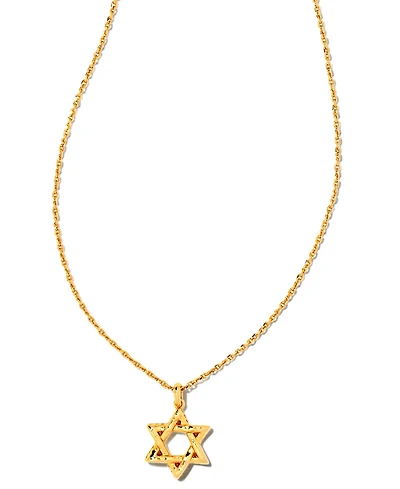 Kendra Scott 14K Gold Plated Over Brass Star of David Pendant Necklace