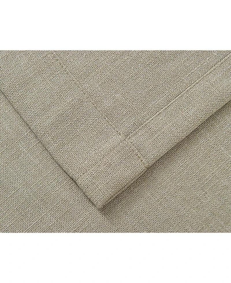 Kate Aurora Oversized Grommet Top Window Valances - Linen