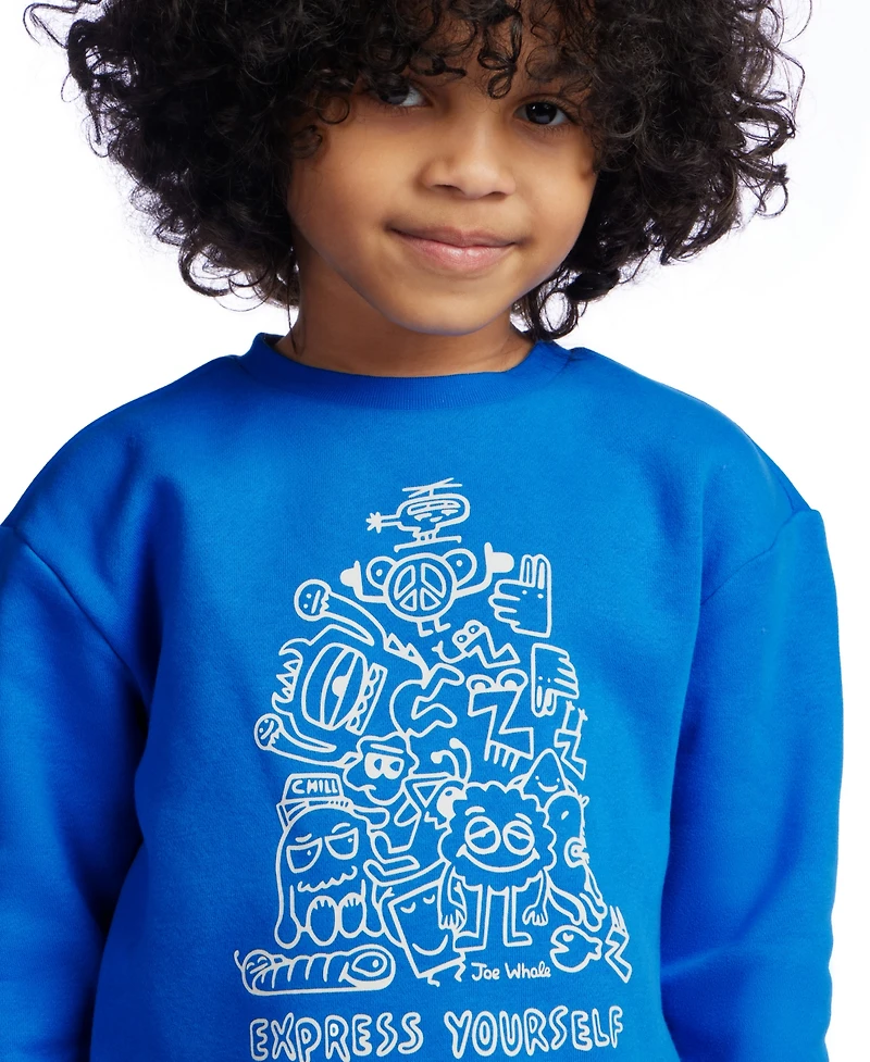Color Lab Boys 2T-7 Pull-On Long Sleeve Sweatshirt