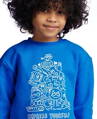 Color Lab Boys 2T-7 Pull-On Long Sleeve Sweatshirt
