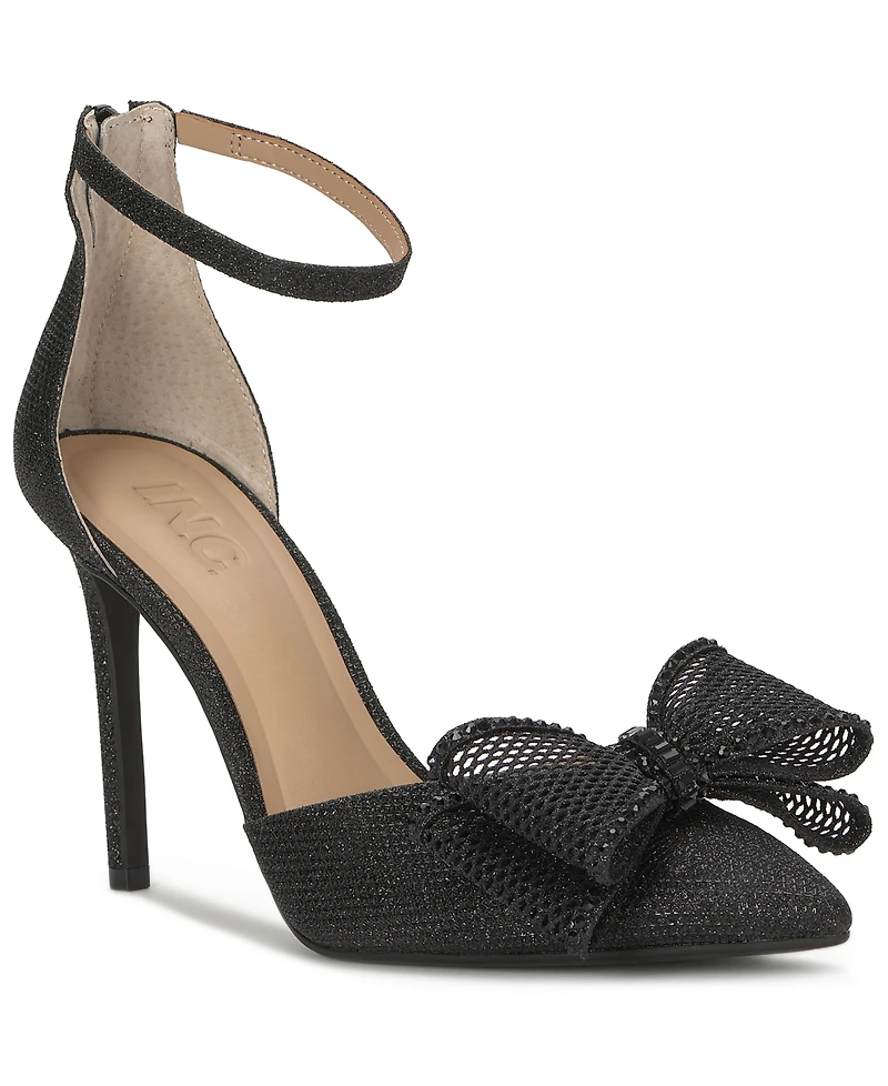 I.n.c. International Concepts Women's Kierstyn Point Toe Bow Sandals, Macy's Exclusive