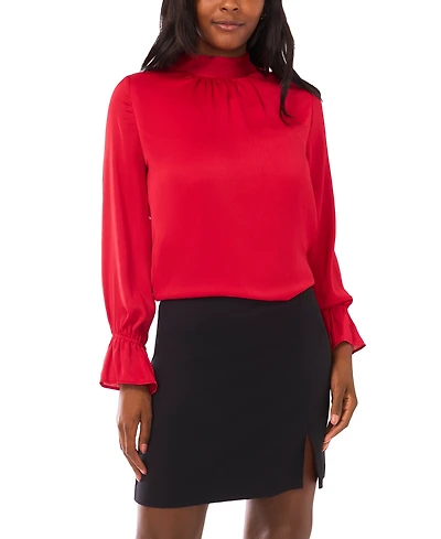 1.state Women's Open Back Long Sleeve Top