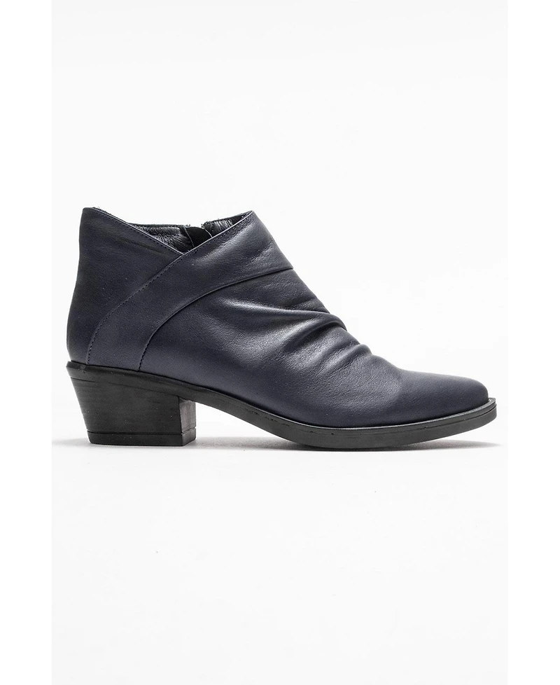 Forever & Always Shoes Rule Leather Chunky Boot (Women)