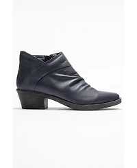 Forever & Always Shoes Rule Leather Chunky Boot (Women)