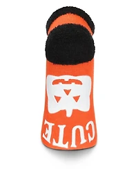 MeMoi Women's Spooky Cat Low-Cut Non-Skid Socks