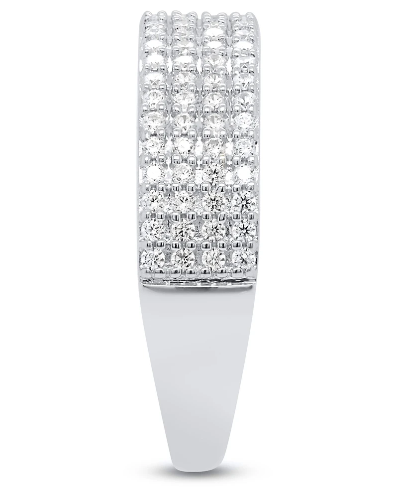 Macy's White Diamond Ring (1/2 ct. t.w.) Sterling Silver