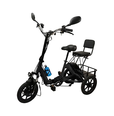 Artudatech Three Wheel Electric Tricycle for Adults 3 Motorized Folding E-Bike