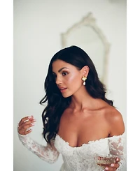 Untamed Petals Elise Baroque Drop Earrings