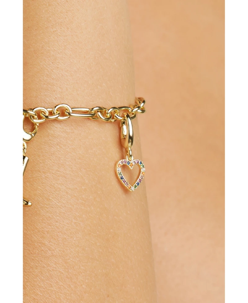 Untamed Petals Heart Charm