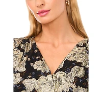 Msk Women's Long Sleeves Maxi Dress