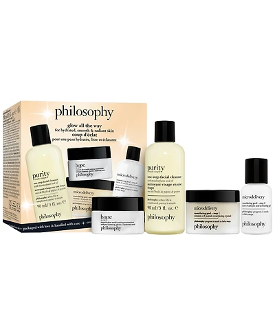philosophy 4-Pc. Glow All the Way for Hydrated, Smooth & Radiant Skin Skincare Gift Set