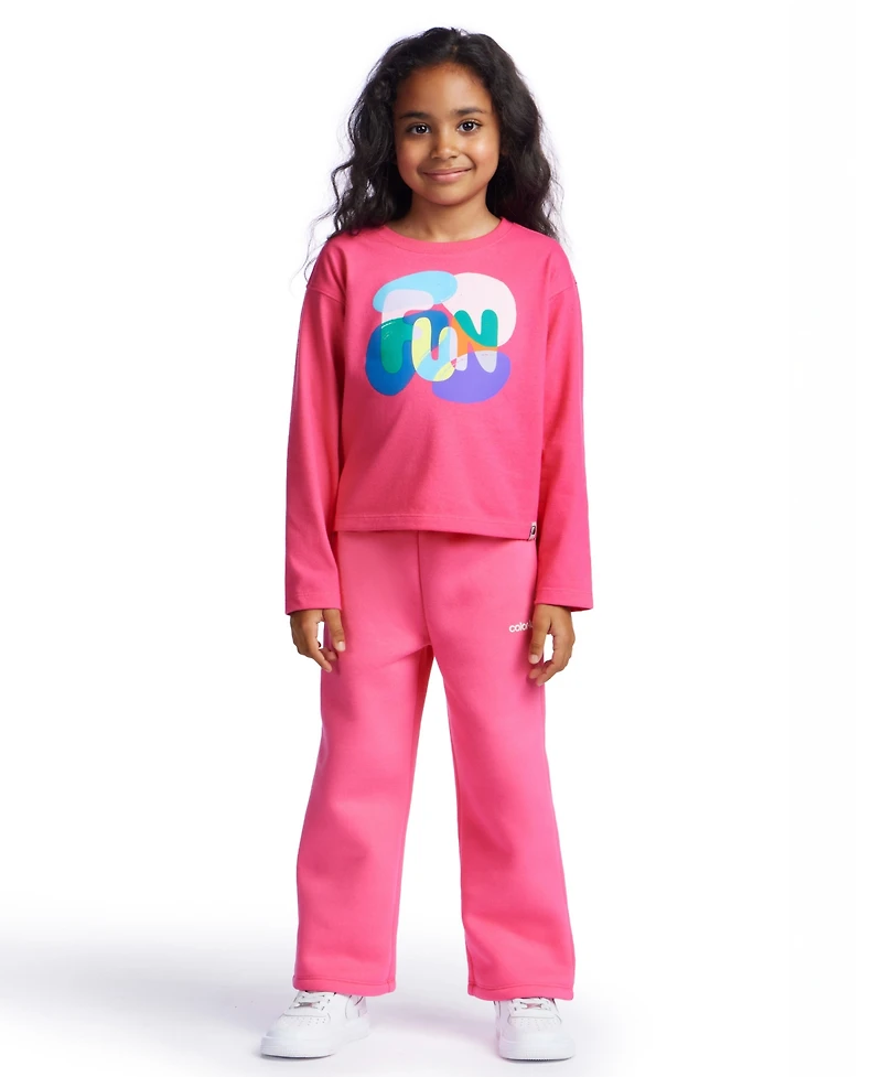 Color Lab Unisex 2T-6X Wide Leg Jogger Pants