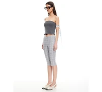 Lioness Women's Checked Starlet Capri Pants