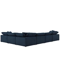 Furniture Fog 6-Pc. Fabric Chaise Sectional Sofa Set