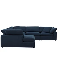 Furniture Fog 5-Pc. Fabric Chaise L-Sectional Sofa Set