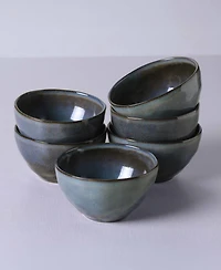 Porto Brasil Stoneware Soup Bowls, Set of 6