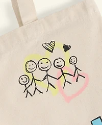 Macy's X Big Brothers, Big Sisters Cotton Graphic Tote Bag, Macy's Exclusive