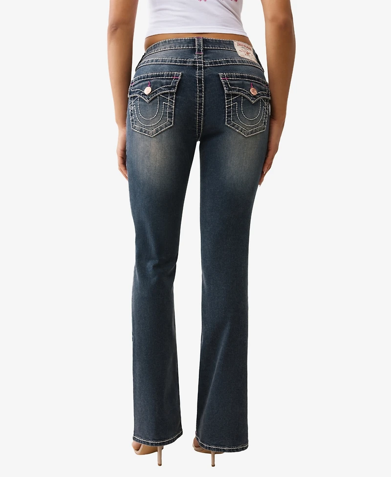 True Religion Women's Becca Bootcut Big Flap Jeans