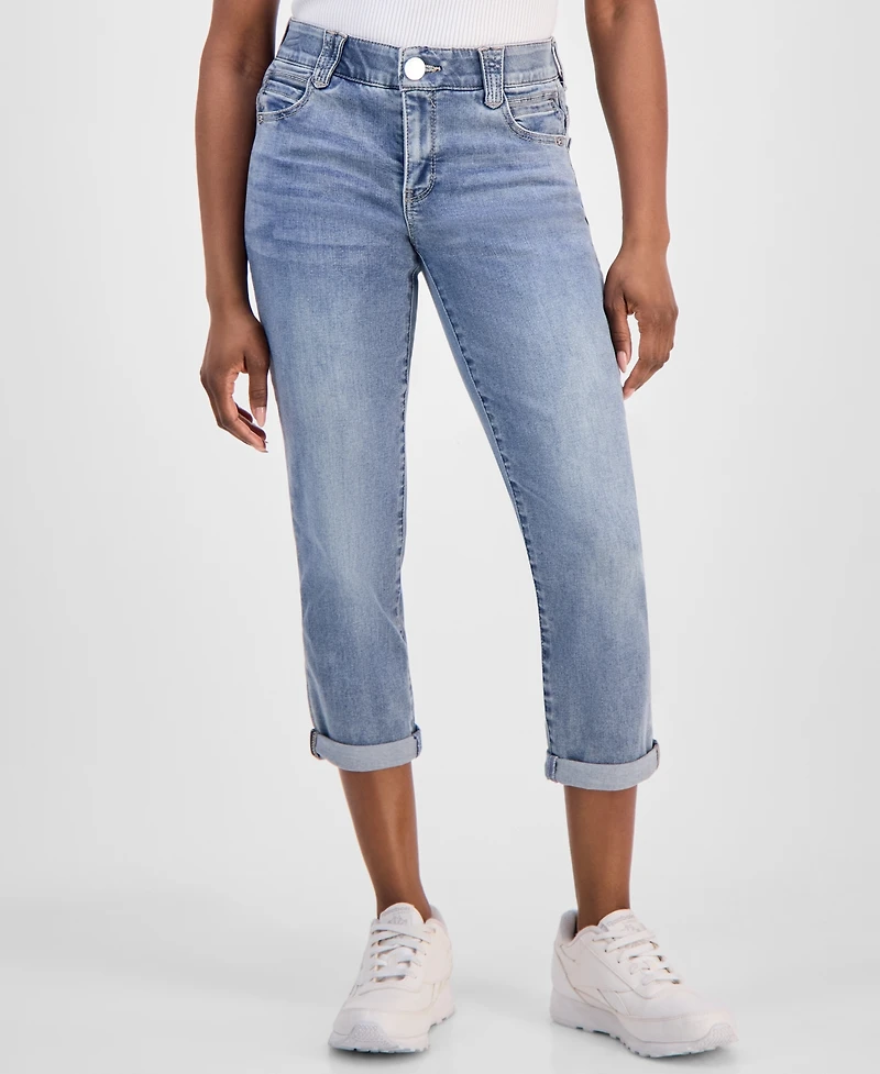 Democracy Petite "Ab" Solution Cuffed Skimmer Jeans