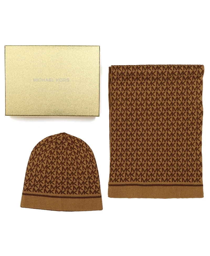 Michael Michael Kors Women's 2-Piece Beanie and Scarf Box Set